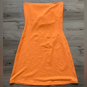 Susana Monaco Strapless Tube Orange Dress NWT